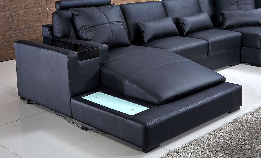 Bond Leather Sofa Lounge Set